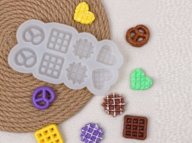 Molde silicona 8 mini galletitas